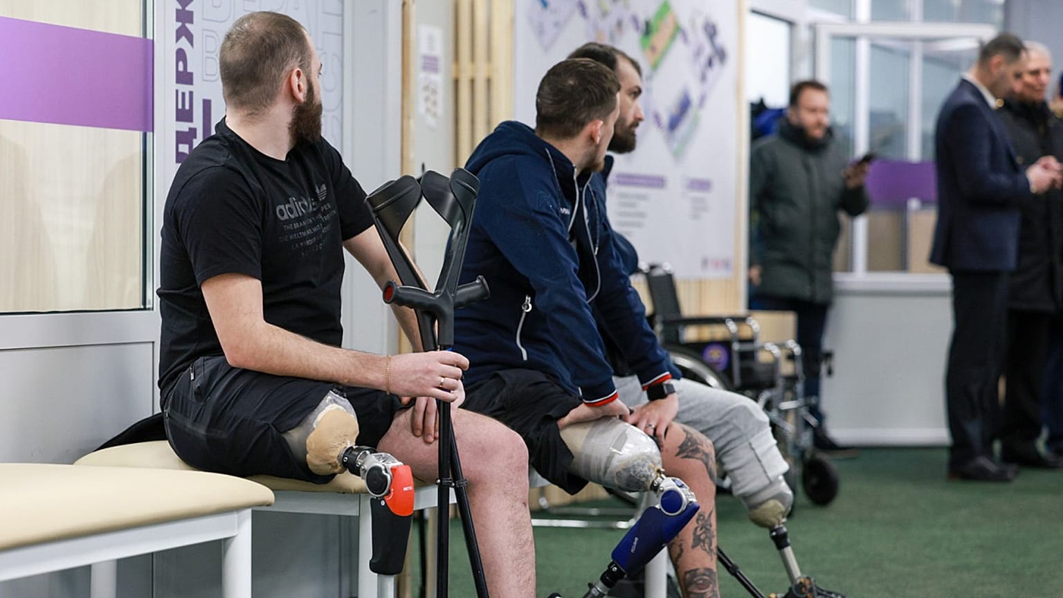Amputált katonák rehabilitációs központja Moszkvában