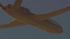 Eine chinesische Cloud Shadow WZ-10-Drohne, gesehen von einem U-Boot-Abwehrflugzeug P-3C Orion der taiwanesischen Luftwaffe, in der Nähe von Taiwan, Montag, 17. März 2025.