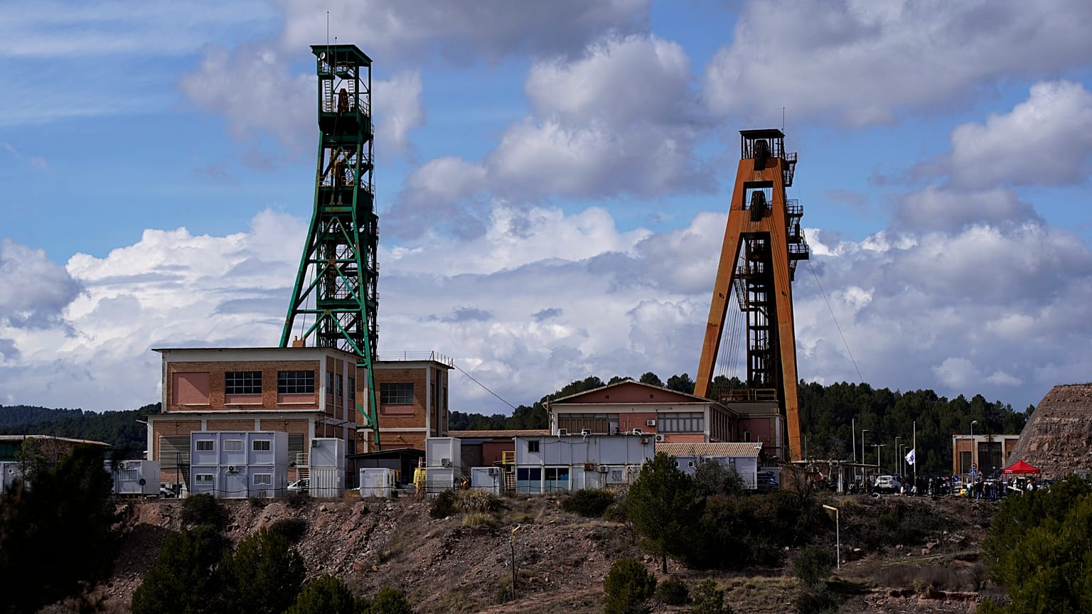 Una imagen de archivo de la mina de potasio en Cabanasses de Súria, situada a 80 kilómetros al noroeste de Barcelona, que sufrió un derrumbe en 2023.