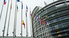 Το κτίριο του Ευρωπαϊκού Κοινοβουλίου στις Βρυξέλλες.