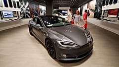 Φωτογραφία αρχείου - Οθόνη αυτοκινήτων Tesla