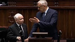 Jaroslaw Kaczynski, Roman Giertych στο βήμα του Sejm