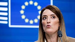 Η πρόεδρος του Ευρωπαϊκού Κοινοβουλίου Ρομπέρτα Μέτσολα