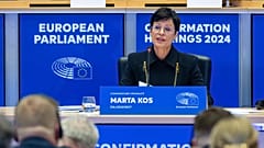 Ευρωπαία Επίτροπος για τη Διεύρυνση Marta Kos, Βρυξέλλες, 7 Νοεμβρίου 2024.