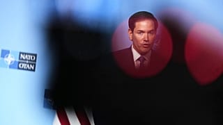 Marco Rubio, Bruxelles, le 3 avril 2025