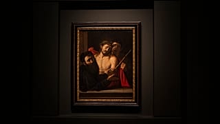 « Ecce Homo » (en latin, voici l'homme) de Michelangelo Merisi da Caravaggio est dévoilée au public pour la première fois au musée espagnol du Prado, à Madrid, 27.05.24.
