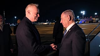 Szalay-Bobrovniczky Kristóf és Benjamin Netanjahu