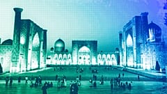 The city of Samarkand in Uzbekistan