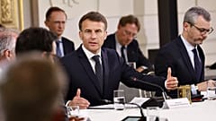 Emmanuel Macron has lashed out against Trump's "brutal" tariffs.