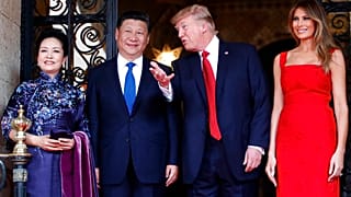 Hszi és Trump a feleségekkel, 2017 május