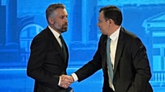 Pedro Nuno Santos e Luís Montenegro