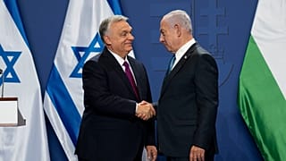 Orbán Viktor magyar és Benjamin Netanjahu izraeli miniszterelnök Budapesten április 3- án Budapesten.