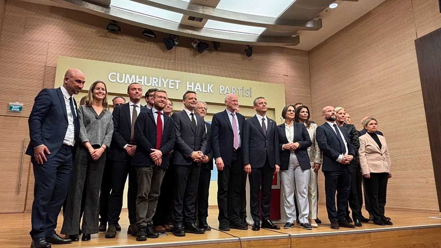 PES heyetinin Ankara ziyaretinden bir kare.