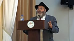 اسکرین‌شات از سخنرانی خاخام سیگال