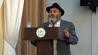 اسکرین‌شات از سخنرانی خاخام سیگال