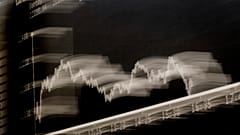 The curve of the German stock index DAX is pictured at the stock market in Frankfurt, Germany. 3 April 2025.