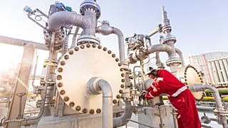 Terminal de regasificación de gas natural licuado (GNL) de Shell en Gibraltar. 2018.