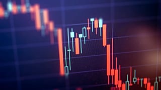 Индикаторы фондового рынка на экране