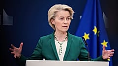 Ursula von der Leyen sagt, sie sei bereit, "alle Instrumente" zu nutzen, um Vergeltungsmaßnahmen gegen Donald Trumps Zölle zu ergreifen.