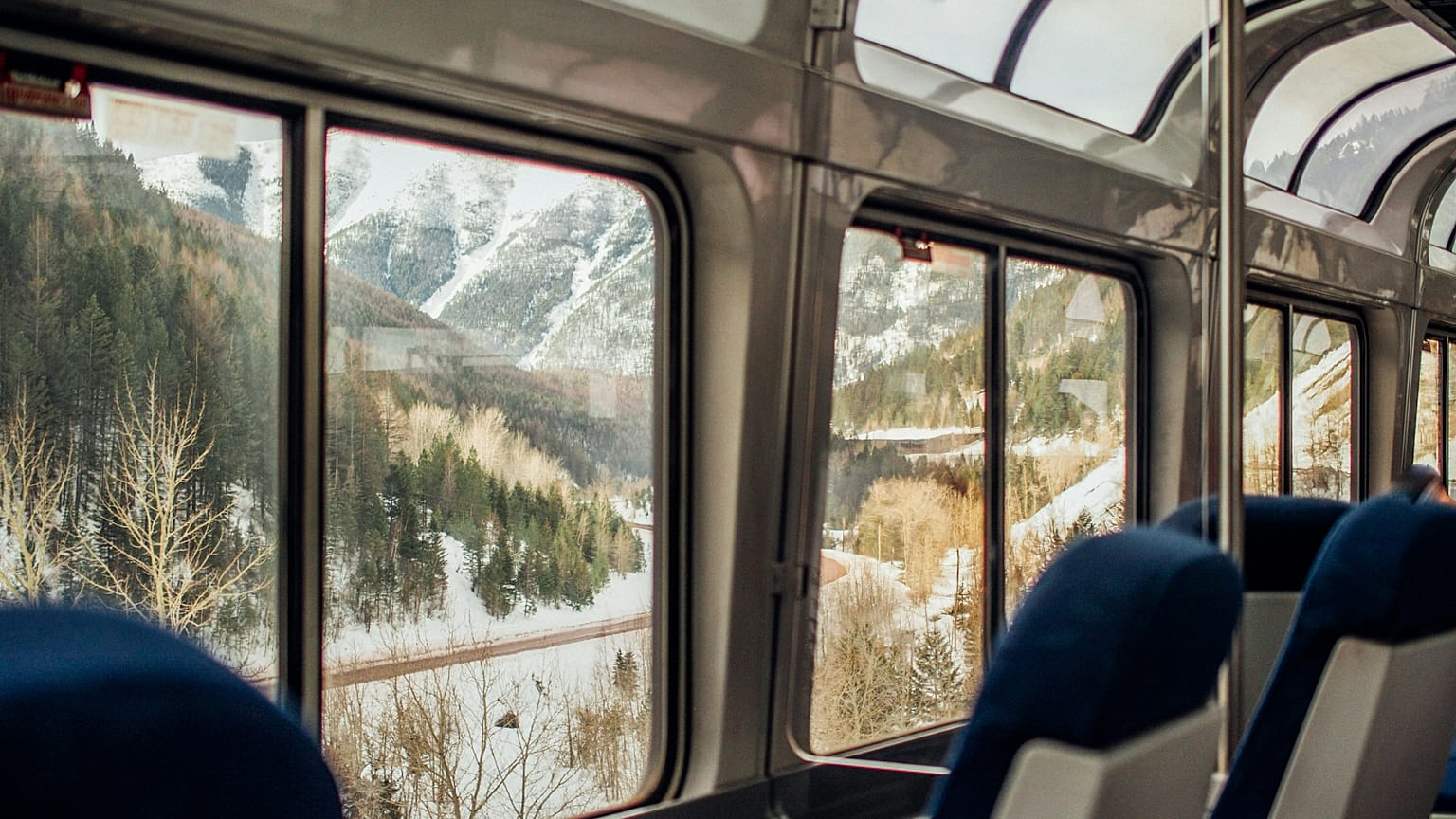 Eine flugfreie Weltreise, nur per Bahn und Schiff 