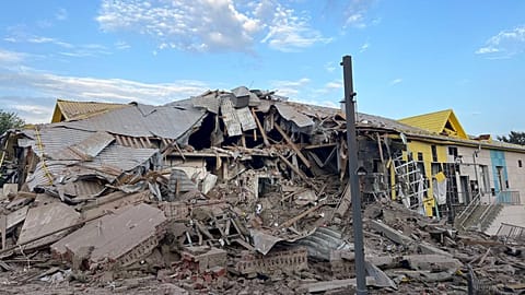 Archív fotó: ukrán rakétatámadás nyomai az oroszországi Belgorodban