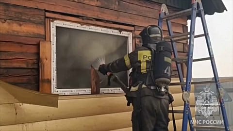 SCREENSHOT - Strong winds cause wildfires in Russia’s Far East and North Caucasus