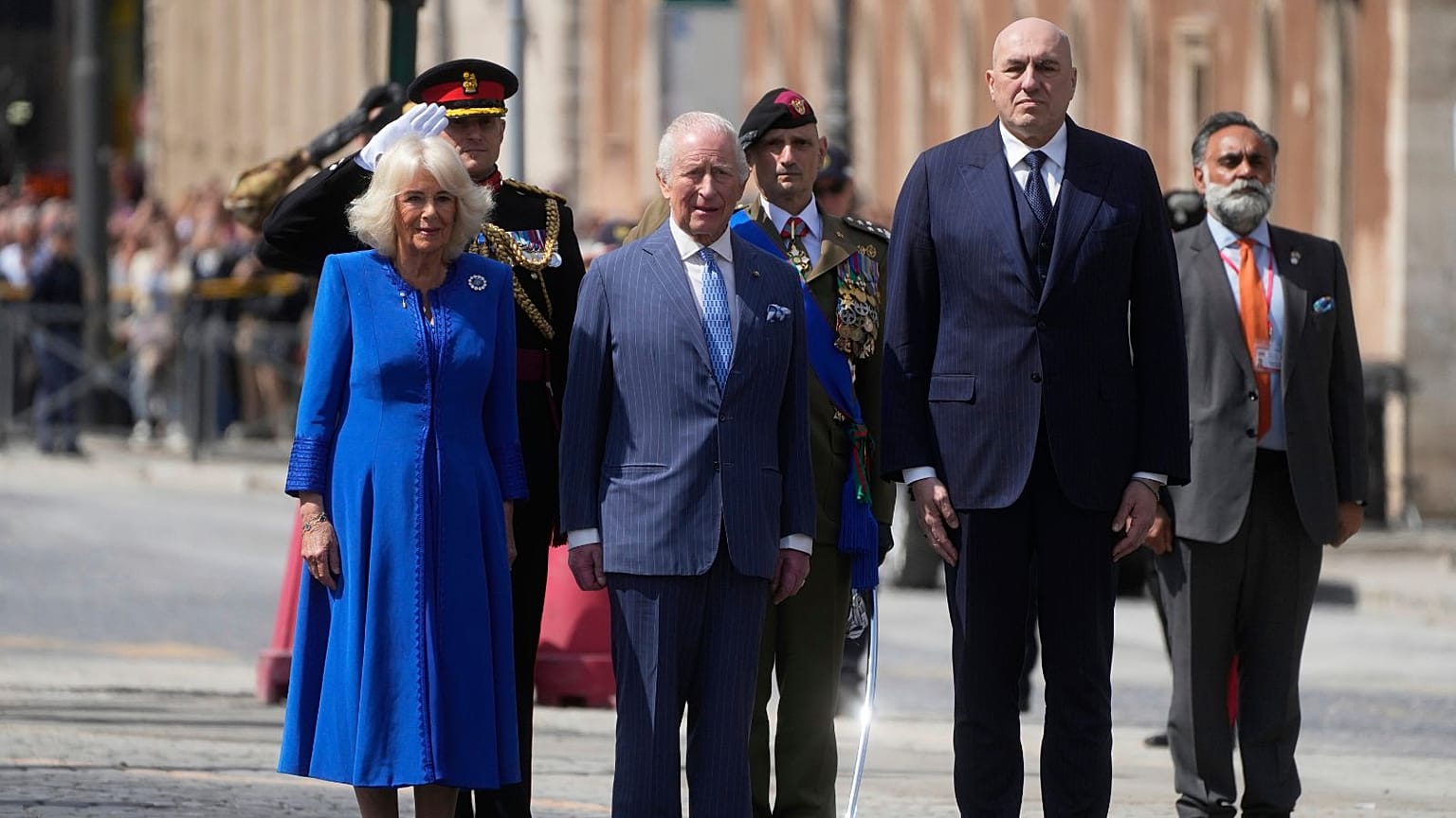 Król Karol III z królową Camillą w Rzymie, 2025 r.
