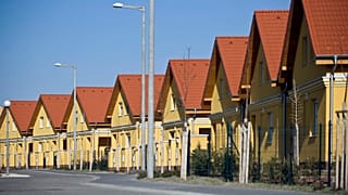 Imagen del nuevo parque residencial WohnPark en Kecskemet, a 83 km al sureste de Budapest (Hungría). 23 de marzo de 2012.