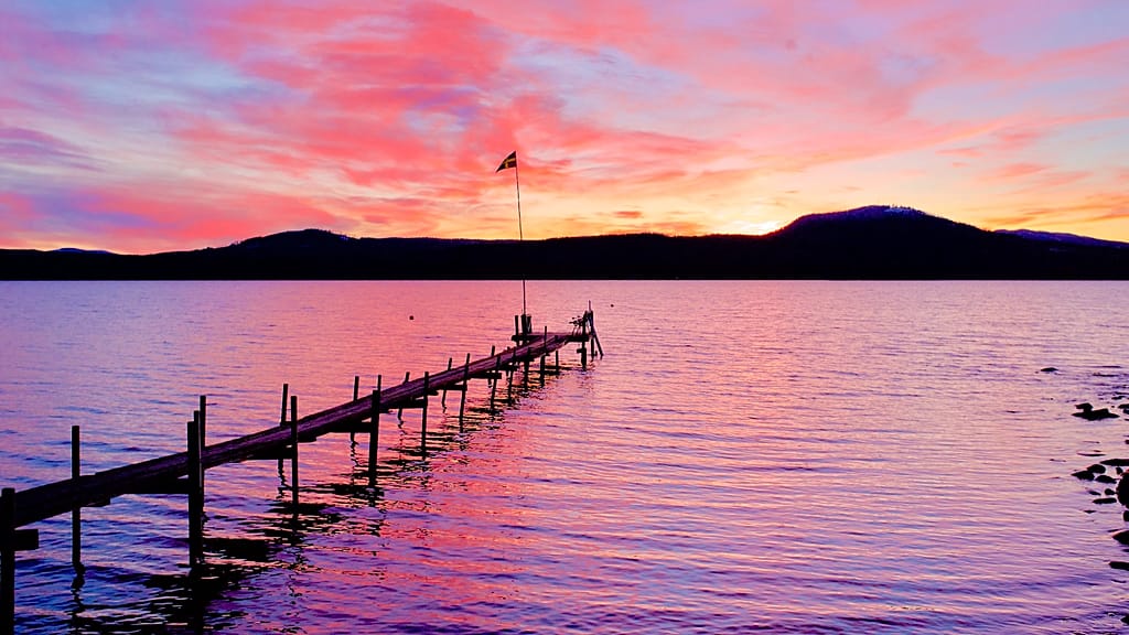 Lakes in the Siljan Ring have been found to have exceptionally high levels of methane leaks.