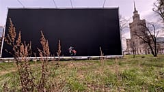 Nowe graffiti w centrum Warszawy, zdjęcie: Paweł Głogowski/ Euronews