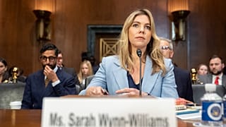 Sarah Wynn-Williams, Facebook's former director of Global Public Policy, arrives to testify before a Senate Judiciary Subcommittee.