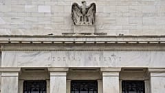 The Federal Reserve, which is under construction, is seen, Monday, April 7, 2025, in Washington. 