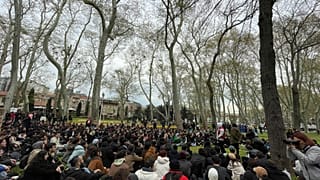 'Erkan Baş ile gençler buluşuyor' etkinliği sırasında çekilmiş bir fotoğraf, 10 Nisan Perşembe