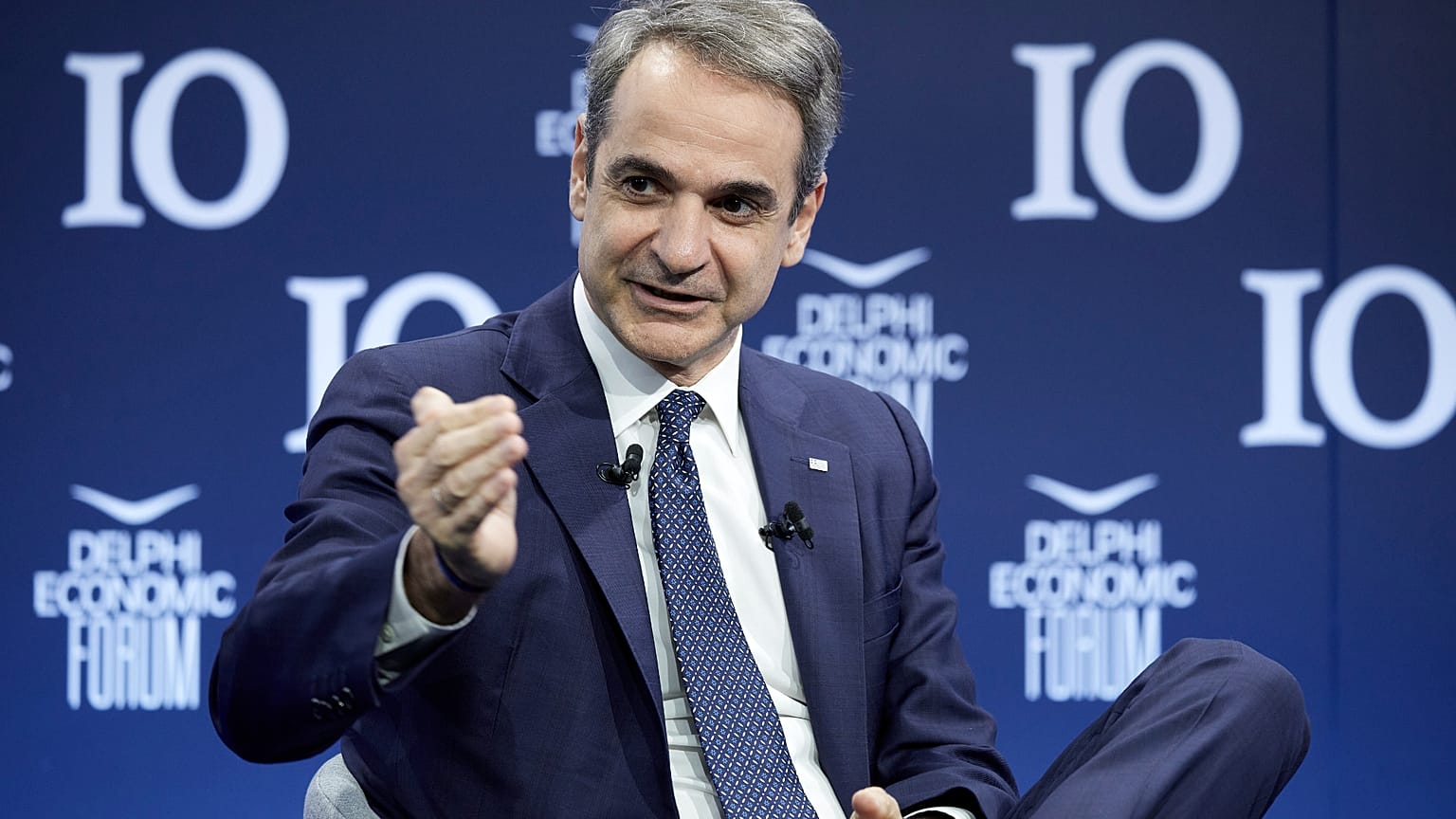 Ο Έλληνα πρωθυπουργός στο Οικονομικό Φόρουμ των Δελφών
