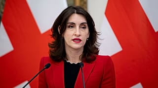Maka Bocsorisvilit Szijjártó Péter magyar külügyminiszter fogadta Budapesten (2024.12.10.)