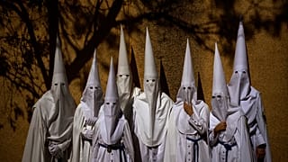 Penitentes de la Semana Santa española.