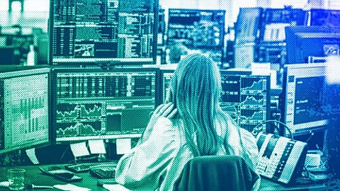 File photo - trading floor 