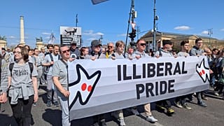 The Two-Tailed Dog Party's "Peace March" in Heroes' Square