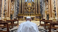 Pope Francis at Santa Maria Maggiore