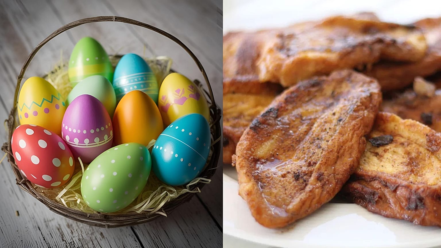 Huevos de Pascua vs Torrijas