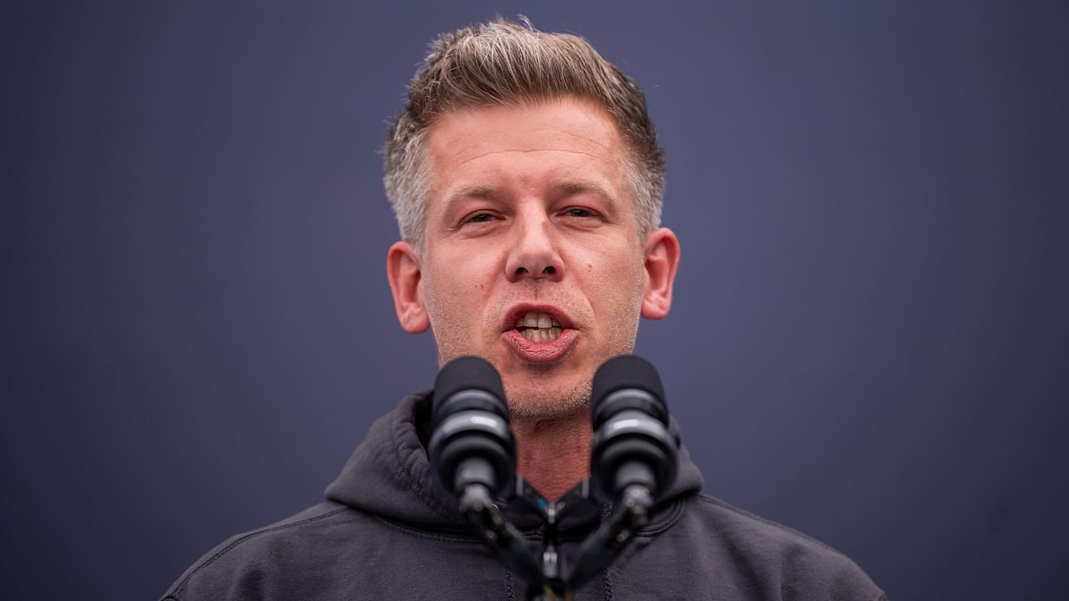 Lider węgierskiej opozycji Peter Magyar