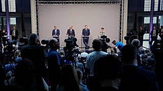 SPD, CDU und CSU präsentieren den Koalitionsvertrag. Die Jusos lehnen ihn ab.