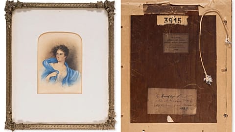 The painting, titled 'The North Wind', was sold to the Brontë Parsonage Museum for £32,000 (€37,034)
