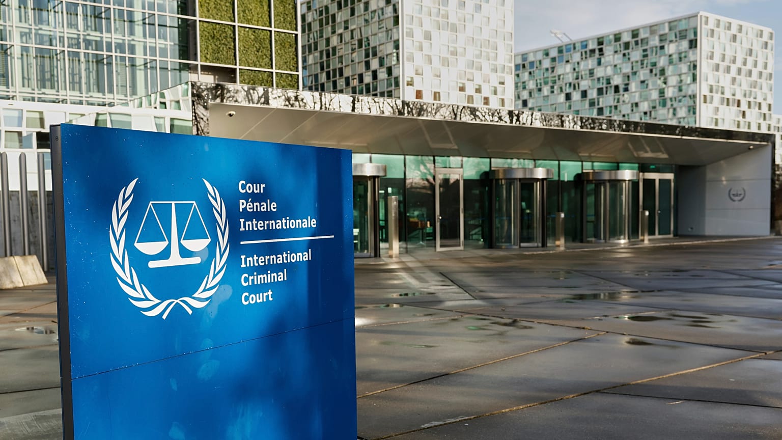  Hollanda'nın Lahey kentindeki Uluslararası Ceza Mahkemesi'nin 31 Mart 2021 tarihli dış görünümünden bir görünüm. 