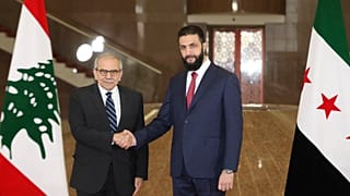 رئيس الحكومة اللبنانية نواف سلام والرئيس السوري أحمد الشرع في دمشق 