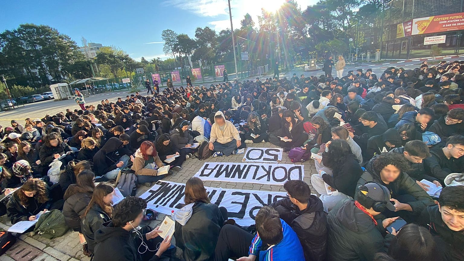Öğrencilerin Ankara'daki protestosu