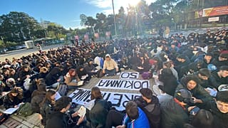 Öğrencilerin Ankara'daki protestosu