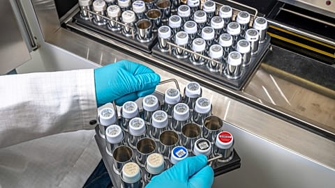A scientist carries out measurements on beta-decaying radionuclides in radioactive reference materials. Nuclear medicinevuses more radionuclides than ever before.