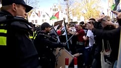 Pro-Palästina-Proteste in Amsterdam am 14. April 2025