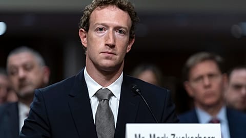Meta CEO Mark Zuckerberg testifies before the Senate Judiciary Committee's hearing on online child safety on Capitol Hill, Wednesday, Jan. 31, 2024 in Washington.